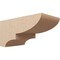 Ekena Millwork 12"W x 24"D x 12"H Wide Ridgewood Rough Cedar Woodgrain TimberThane Corbel, Primed Tan CORUR12X24X12RIDRCPR - alternate 1
